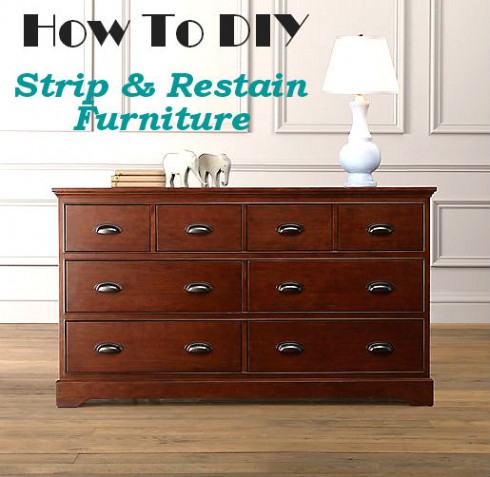 DIY Strip & Restain Furniture